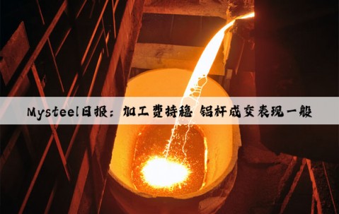 Mysteel日報：加工費持穩 鋁桿成交表現一般